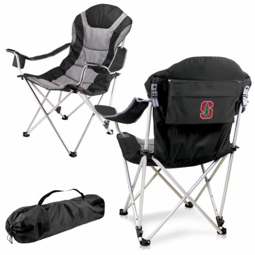 Stanford Cardinal - Reclining Camp Chair Perspective: back