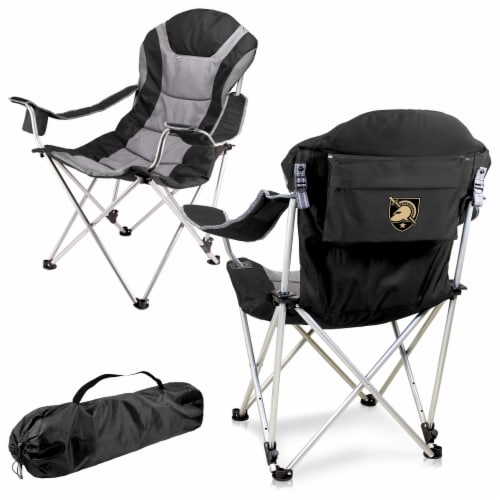 Army Black Knights - Reclining Camp Chair Perspective: back