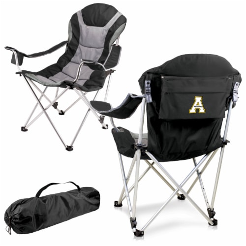 App State Mountaineers - Reclining Camp Chair Perspective: back
