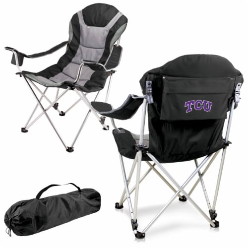 TCU Horned Frogs - Reclining Camp Chair Perspective: back