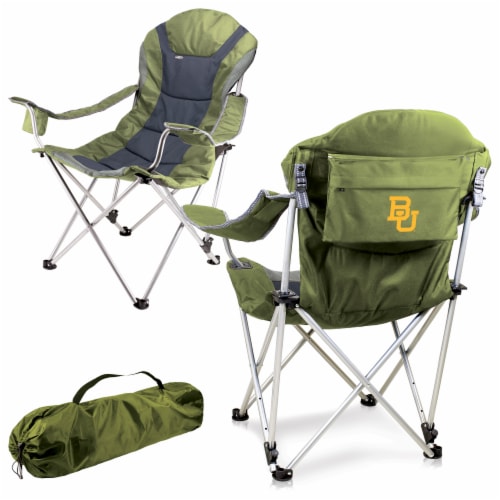 Baylor Bears - Reclining Camp Chair Perspective: back