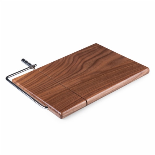 Meridian Black Walnut Cutting Board & Cheese Slicer, Black Walnut Perspective: back