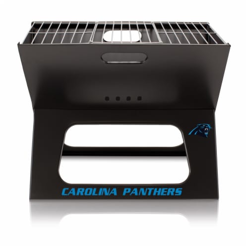Carolina Panthers - X-Grill Portable Charcoal BBQ Grill Perspective: back