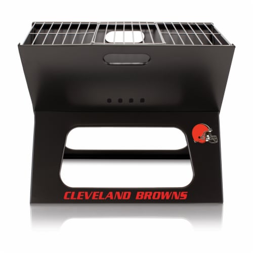 Cleveland Browns - X-Grill Portable Charcoal BBQ Grill Perspective: back