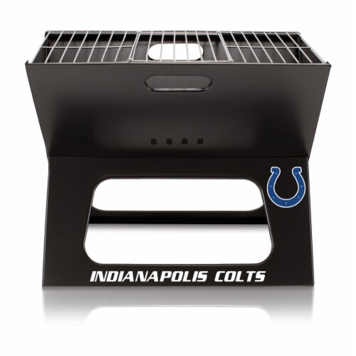 Indianapolis Colts - X-Grill Portable Charcoal BBQ Grill Perspective: back