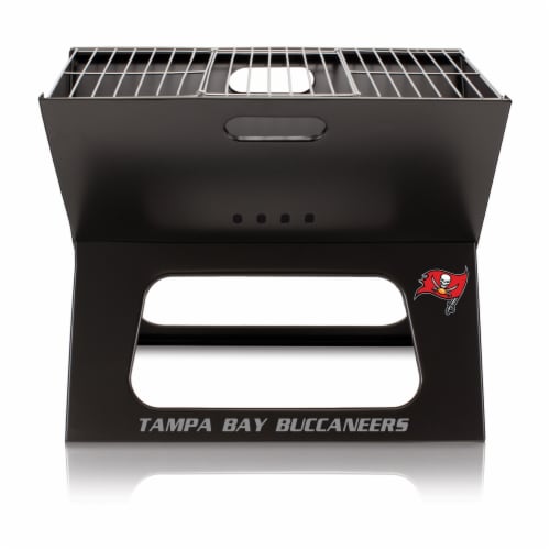 Tampa Bay Buccaneers - X-Grill Portable Charcoal BBQ Grill Perspective: back