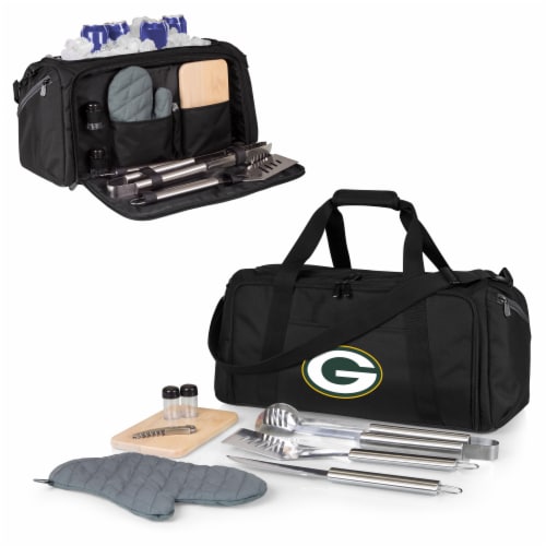 Green Bay Packers - BBQ Kit Grill Set & Cooler Perspective: back