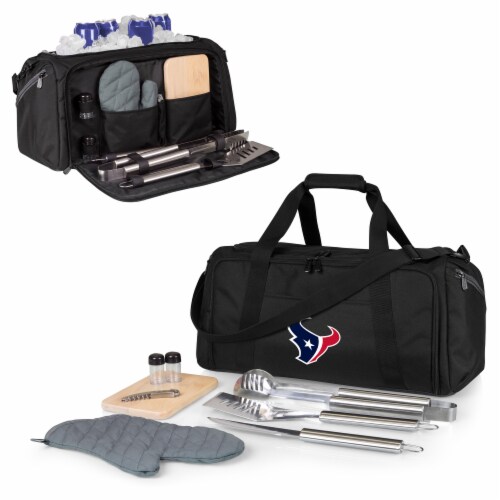 Houston Texans - BBQ Kit Grill Set & Cooler Perspective: back