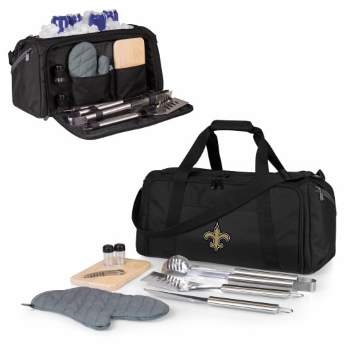 New Orleans Saints - BBQ Kit Grill Set & Cooler Perspective: back