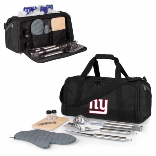 New York Giants - BBQ Kit Grill Set & Cooler Perspective: back