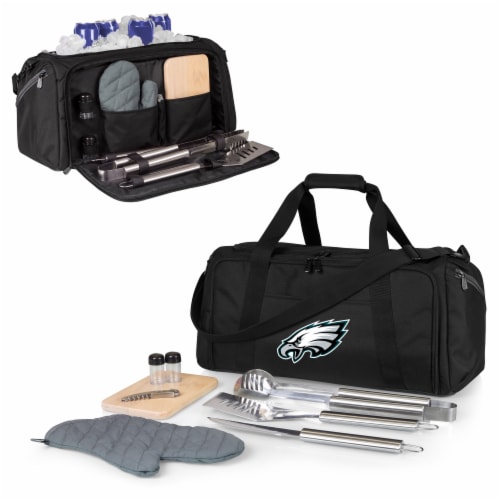 Philadelphia Eagles - BBQ Kit Grill Set & Cooler Perspective: back