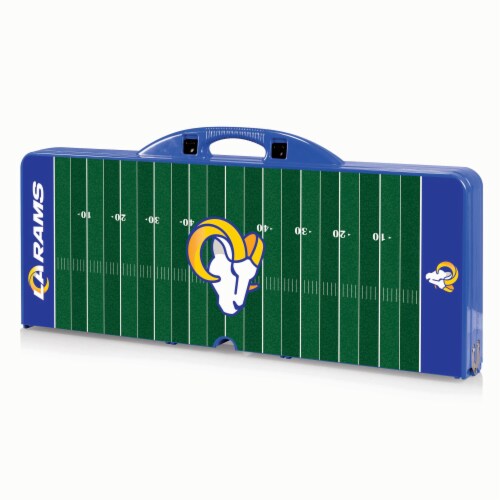 Los Angeles Rams - Picnic Table Portable Folding Table with Seats Perspective: back