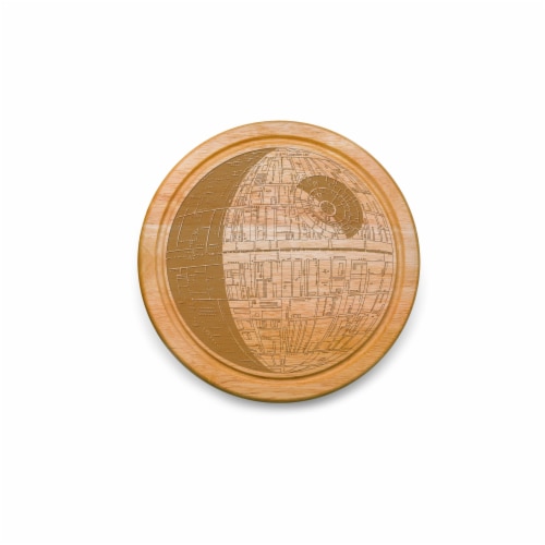 Star Wars Death Star - Circo Cheese Cutting Board & Tools Set, Rubberwood Perspective: back