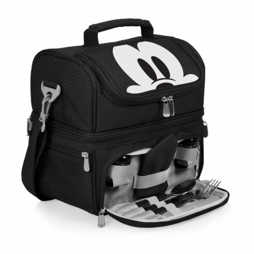 Disney Mickey Mouse - Pranzo Lunch Cooler Bag, Black Perspective: back