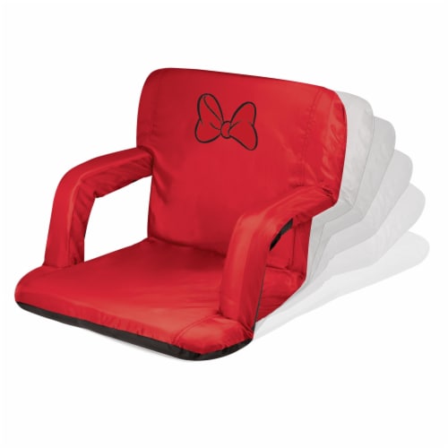 Disney Minnie Mouse - Ventura Portable Reclining Stadium Seat, Red Perspective: back
