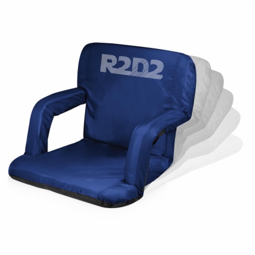Star Wars R2-D2 - Ventura Portable Reclining Stadium Seat, Navy Blue Perspective: back