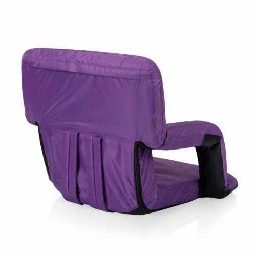 Ventura Portable Reclining Stadium Seat, Purple Perspective: back