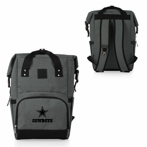 Dallas Cowboys On The Go Roll Top Cooler Backpack 26 x 7.5 x