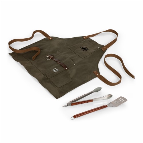 Miami Dolphins - BBQ Apron with Tools & Bottle Opener Perspective: back