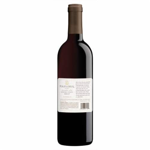 Folie a Deux Alexander Valley Merlot Red Wine Perspective: back