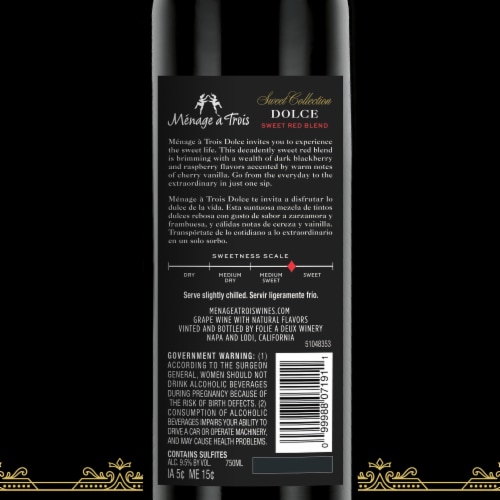 Menage a sales trois red blend