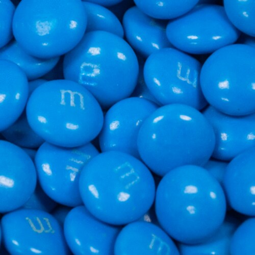 500 Pcs Blue M&M's Candy Milk Chocolate (1lb, Approx. 500 Pcs