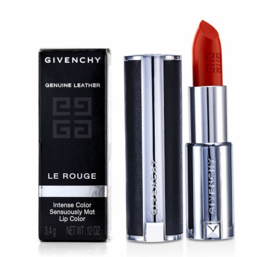 Givenchy Le Rouge Intense Color Sensuously Mat Lipstick  # 317 Corail Signature 3.4g/0.12oz Perspective: back