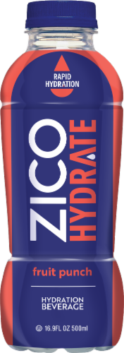 ZICO Hydrate Fruit Punch Hydration Beverage Perspective: back