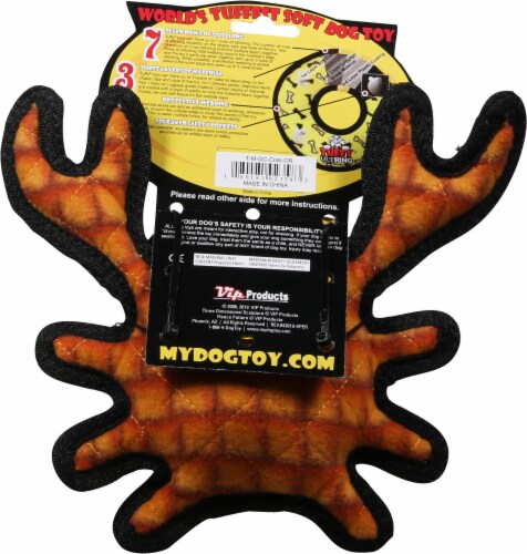 Tuffy® Crab Dog Toy Perspective: back