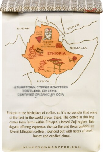 Stumptown Coffee Organic Ethiopia Single Origin Whole Bean Coffee Perspective: back