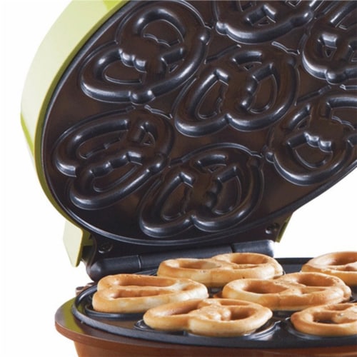 Nonstick Electric Food Maker (Mini Pretzel Maker) Perspective: back