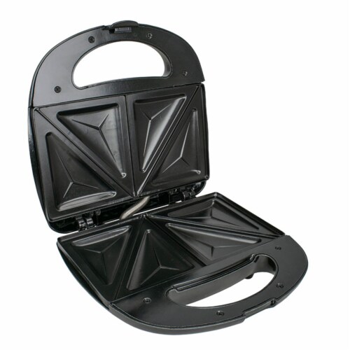 Brentwood Sandwich Maker (Black and Stainless Steel) Perspective: back
