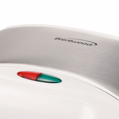 Brentwood Waffle Maker - White Perspective: back