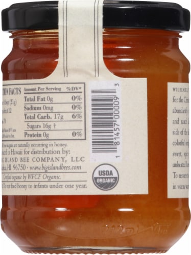Big Island Bee® Macadamia Nut Honey Perspective: back