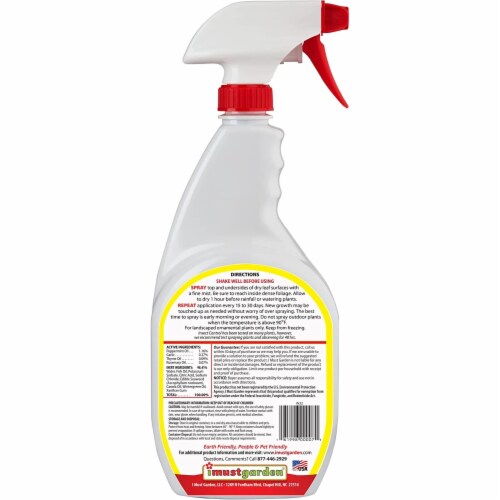 I Must Garden Insect Control for Indoor/Outdoor Plants, 32oz Spray Perspective: back
