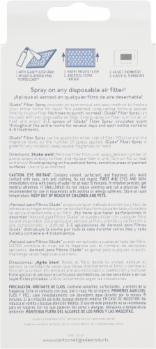 Glade® Lavender and Vanilla Filter Spray Perspective: back