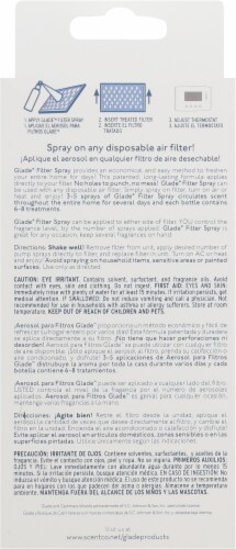 Glade® Cashmere Woods™ Filter Spray Perspective: back