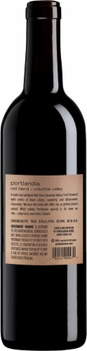 Portlandia Red Blend Oregon Wine Perspective: back