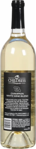 Childress Vineyards Three White Table Wine Perspective: back