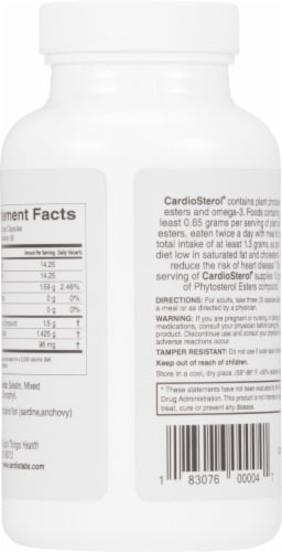 Cardio Tabs Cardio Sterol Capsules Perspective: back