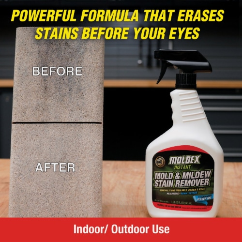 Moldex 32 Oz. Ready To Use Trigger Spray Instant Mold & Mildew Stain Remover Perspective: back