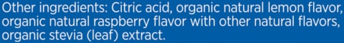 Natural Vitality CALM Raspberry Lemon Magnesium Supplement Drink Mix Perspective: back