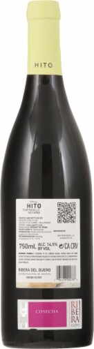Hito Tempranillo Spanish Red Wine Perspective: back