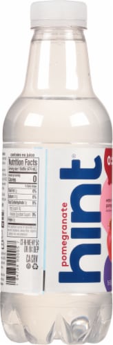 Hint® Pomegranate Tangerine Flavored Bottled Water Perspective: back