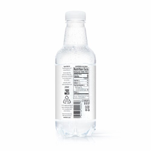 Hint® Blackberry Flavored Bottled Water Perspective: back
