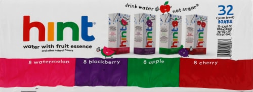 Hint® Variety Flavored Bottled Water Perspective: back