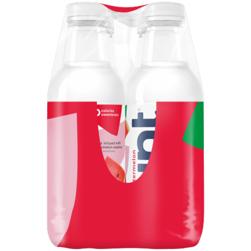 Hint® Watermelon Flavored Bottled Water Perspective: back
