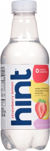Hint® Strawberry Lemon Flavored Water Perspective: back