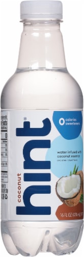 Hint® Coconut Flavored Water Perspective: back