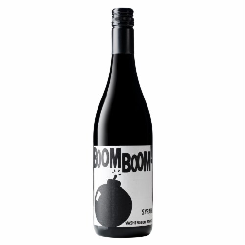 Charles Smith Wines Boom Boom! Syrah Red Wine Perspective: back